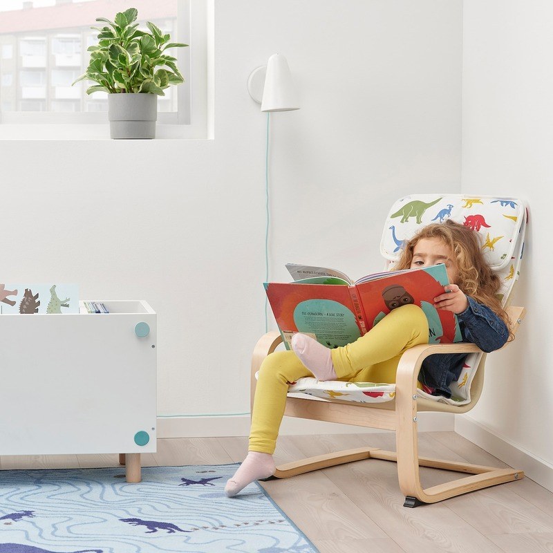 صندلی راحتی کودک ایکیا مدل IKEA POANG